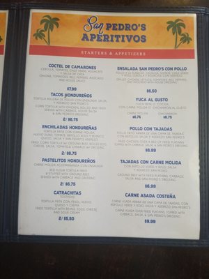 Menu photo 3 San Pedro's Dallas, TX Menu photo 3 San Pedro's Dallas, TX