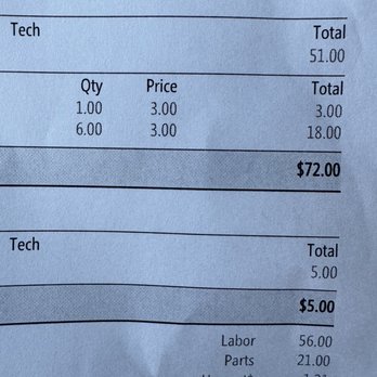 Best Lube N Tune - Receipt - Auto Repair Near Me - Fontana, California Best Lube N Tune - Receipt - Auto Repair Near Me - Fontana, California
