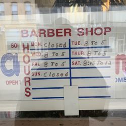 Fred's Barber Shop - Business Hours
