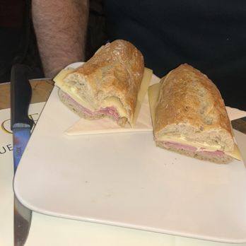Café George V - Ham and Cheese Baguette - Cafes Near Me - Paris, 75 Café George V - Ham and Cheese Baguette - Cafes Near Me - Paris, 75