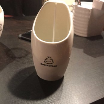Poop Cafe - Water cup - Desserts Near Me - Toronto, Ontario