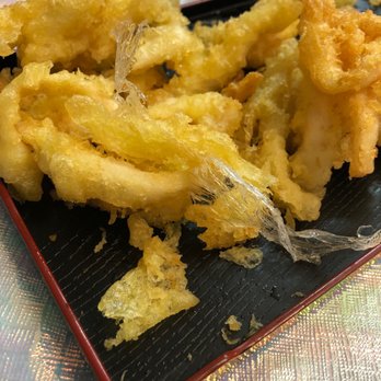 Red Salmon - Calamari with plastic - Japanese Near Me - Lancaster, California Red Salmon - Calamari with plastic - Japanese Near Me - Lancaster, California