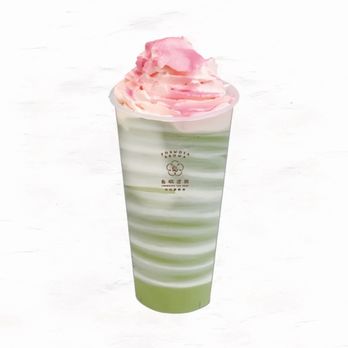 Formosa Aroma - Sakura Whip Matcha Typhoon 櫻花雪頂抹茶颱風 - Bubble Tea Near Me - Temple City, California Formosa Aroma - Sakura Whip Matcha Typhoon 櫻花雪頂抹茶颱風 - Bubble Tea Near Me - Temple City, California