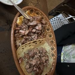 Dos  tacos de arrachera Texas