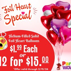 Party Wow! Florence - Get ready to lift the mood this Valentine's Day! Whether you're surprising a sweetheart or decorating for a Galentine's bash,...
