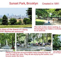 Sunset Park Recreation Center - A great shot of the NY Skyline.