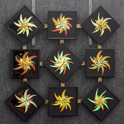 Erickson Arts - Spin Wheels Wall Art