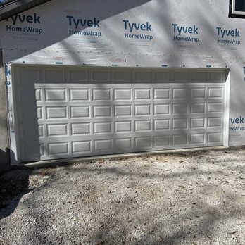Griffis Power Systems - 20x8 garage door install on newly built home in Stockton, MO - Generator Installation/Repair Near Me - Stockton, Missouri
