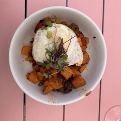 Pink Willow Cafe - Sweet potato hash