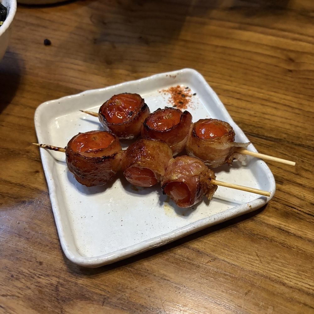 Ippuku - Bacon-wrapped cherry tomatoes - Bars Near Me - Berkeley, California