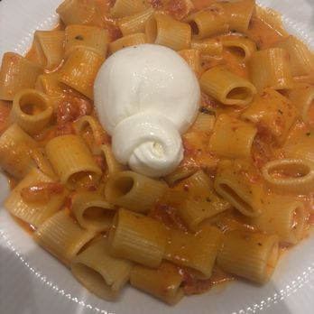 Café Bello - Rigatoni alla Vodka with burrata - Italian Near Me - Bayonne, New Jersey