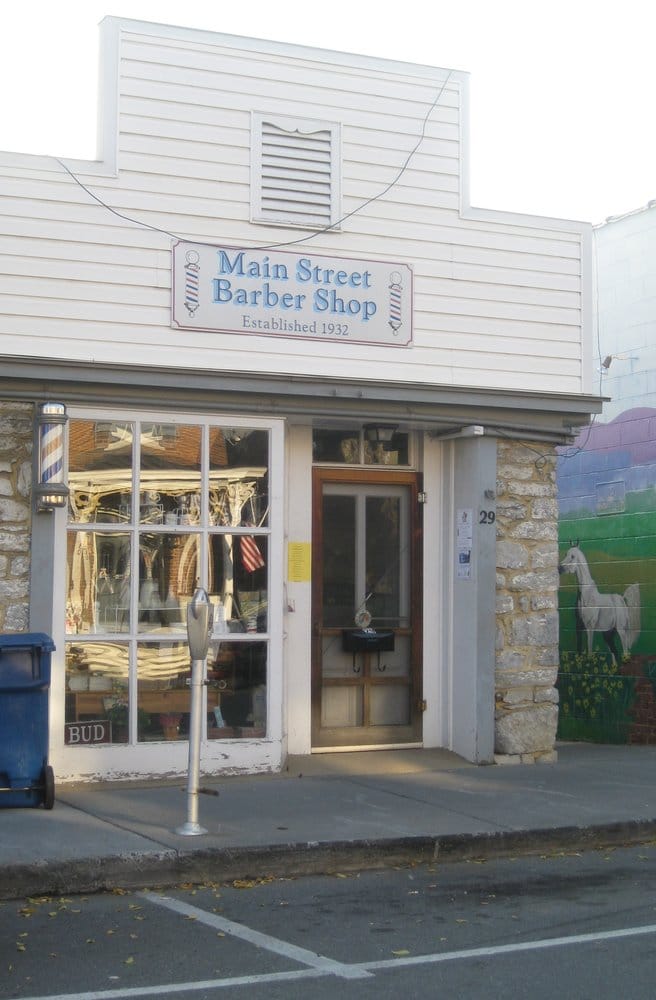 Main Street Barber Shop Logo