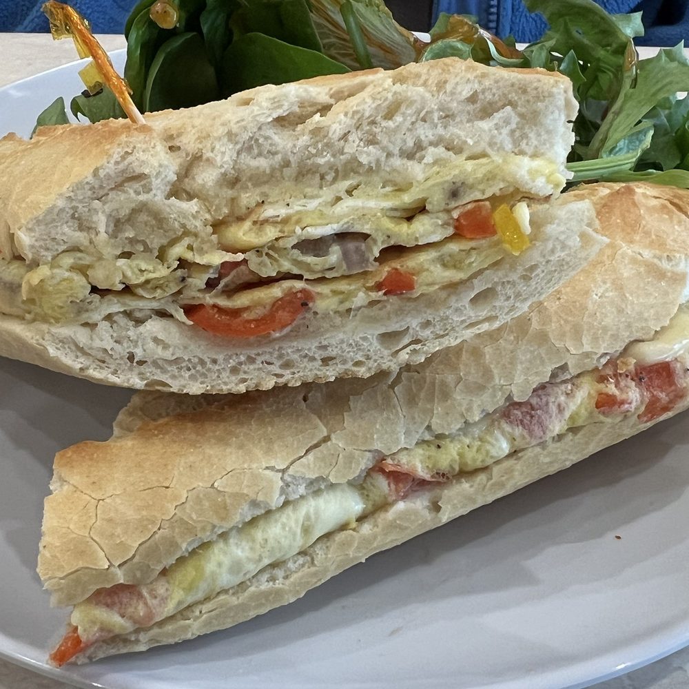 Gio's Bakery & Cafe - Veggie Breakfast Baguette w/ Veggies - Coffee & Tea Near Me - La Cañada Flintridge, California Gio's Bakery & Cafe - Veggie Breakfast Baguette w/ Veggies - Coffee & Tea Near Me - La Cañada Flintridge, California