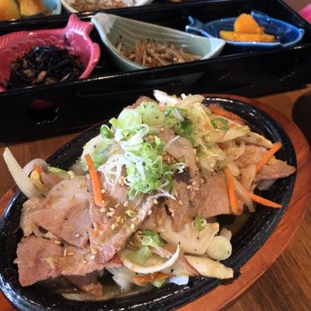 Izakaya An - Kobachi Set with ginger pork $18.50 comes with rice and fresh miso soup - Tapas/Small Plates Near Me - Concord, California Izakaya An - Kobachi Set with ginger pork $18.50 comes with rice and fresh miso soup - Tapas/Small Plates Near Me - Concord, California