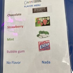 Coppell Pediatric Dentistry - Flavors of cleaning toothpaste to choose from