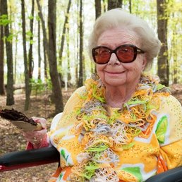 Lessie Smithgall Age 102 (2017) Lessie and Charles (owners of Gainesville Times donated the 168 acres of land for the garden)