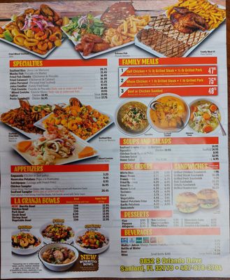 Menu photo 8 La Granja Sanford Sanford, FL Menu photo 8 La Granja Sanford Sanford, FL