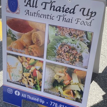 All Thaied Up - Saturday at sechelt farmer's market. April 2023 - Food Trucks Near Me