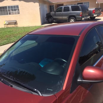Window Tint Man - Darkest ceramic tint on windshield strip - Home Window Tinting Near Me - Garden Grove, California Window Tint Man - Darkest ceramic tint on windshield strip - Home Window Tinting Near Me - Garden Grove, California