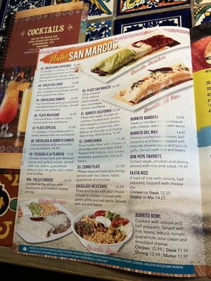 Menu photo 5 San Marcos Mexican Grill Enterprise, AL Menu photo 5 San Marcos Mexican Grill Enterprise, AL