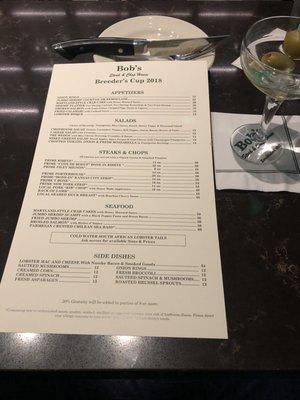 Menu photo 8 Bob's Steak & Chop House - Louisville Louisville, KY Menu photo 8 Bob's Steak & Chop House - Louisville Louisville, KY