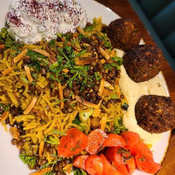 Unconventional Diner - Lebanese fried rice with falafel - Breakfast & Brunch Near Me - Washington, DC, District of Columbia