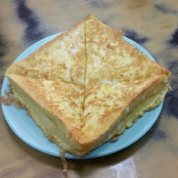 Homemade kaya french toast $18 HKD