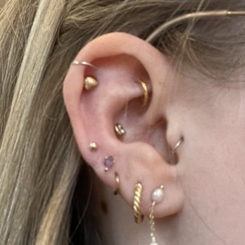 Pierced Out - Annie pierced all of these except my first lobes and tragus. I love them all! - Piercing Near Me - San Jose, California