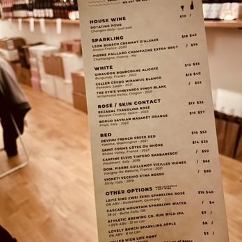 Little Thing - Menu (late) Oct 2024 - Wine Bars Near Me - Seattle, Washington