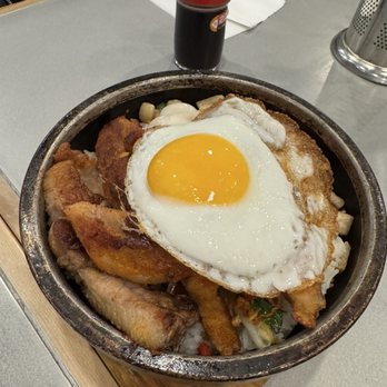 Cafe le Majestik - Salt and pepper pork chop and eggs with pork lard and rice - Hong Kong Style Cafe Near Me - Scarborough, Ontario Cafe le Majestik - Salt and pepper pork chop and eggs with pork lard and rice - Hong Kong Style Cafe Near Me - Scarborough, Ontario