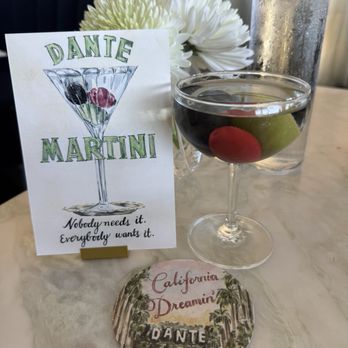 Dante Beverly Hills - Dante martini - Cocktail Bars Near Me - Beverly Hills, California