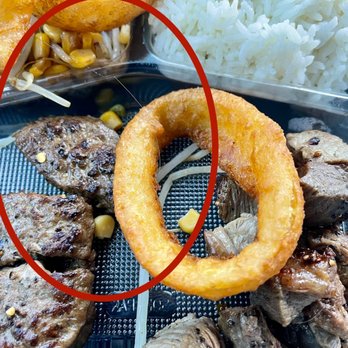Pepper Lunch - Human hair on my food.Lost my appetite and ended up throwing it away.What a waste of money - Teppanyaki Near Me - Artesia, California Pepper Lunch - Human hair on my food.Lost my appetite and ended up throwing it away.What a waste of money - Teppanyaki Near Me - Artesia, California