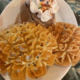 Crispy Coconut Waffle