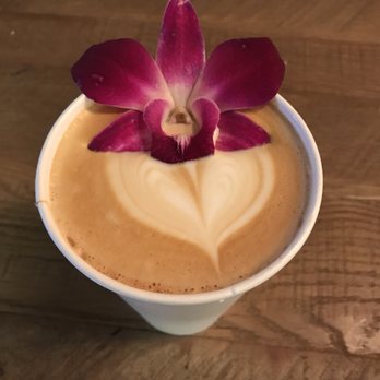 Cafein - Hot Rose Latte - Coffee & Tea Near Me - Chantilly, Virginia Cafein - Hot Rose Latte - Coffee & Tea Near Me - Chantilly, Virginia