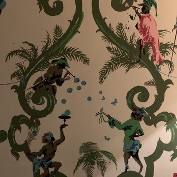 The Oasis Spa - Original wallpaper in powder room. #yesplease #oasisspalakewalesfl - Massage Near Me - Lake Wales, Florida The Oasis Spa - Original wallpaper in powder room. #yesplease #oasisspalakewalesfl - Massage Near Me - Lake Wales, Florida
