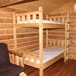 Yogi Bear's Jellystone Park at Lake Monroe - Interior of our Hoosier Hideaway