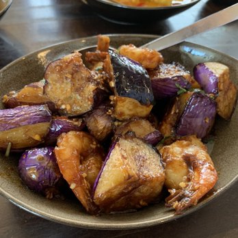Burma 2 - Garlic Shrimp Eggplant - Burmese Near Me - Walnut Creek, California