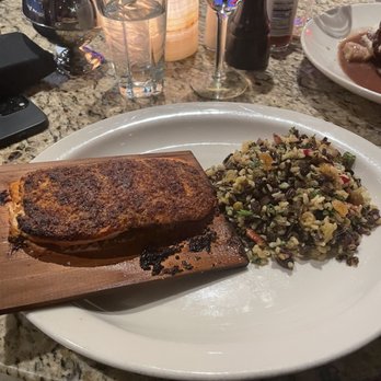 131 Main Restaurant - Cedar Plank Salmon Chilled Quinoa Salad - American Near Me - Asheville, North Carolina