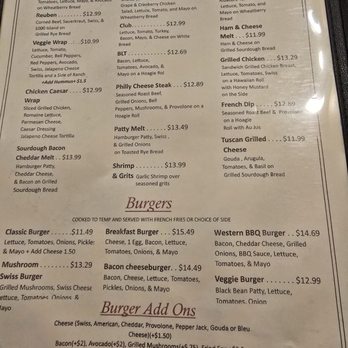 Sidewalk Cafe - Menu - Cafes Near Me - Denton, Texas