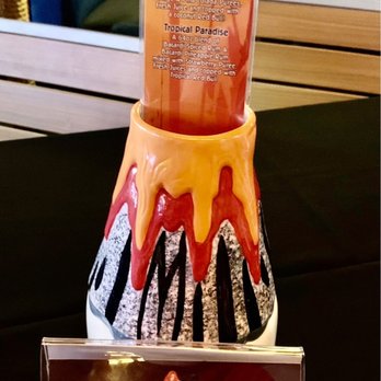 Mickie Finnz - The 64oz keep the Volcano drink promo.  Super Bowl LVll Watch Party Mickie Finnz Fremont Street Las Vegas. - Lounges Near Me - Las Vegas, Nevada