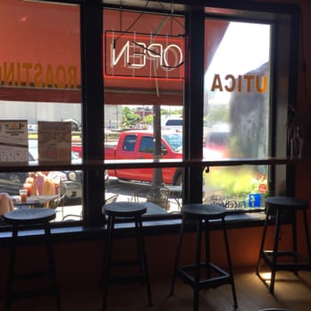 Utica Coffee Roasting - Window seating - Coffee & Tea Near Me - Utica, New York Utica Coffee Roasting - Window seating - Coffee & Tea Near Me - Utica, New York