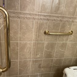 Safe At Home Grab Bars - Polished brass grab bars