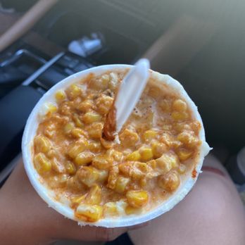 Refresqueria Rio Verde - a person holding a bowl of food - Food Trucks Near Me - Houston, Texas