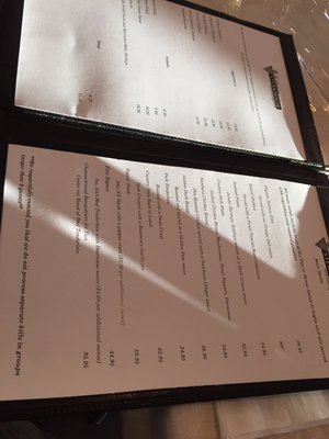 Menu photo 2 Longview Steakhouse Longview, AB Menu photo 2 Longview Steakhouse Longview, AB