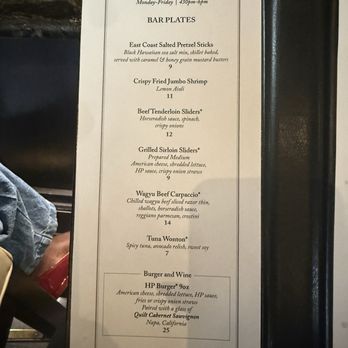 Hyde Park Prime Steakhouse - Bar plates Happy hour menu - Steakhouses Near Me - Indianapolis, Indiana Hyde Park Prime Steakhouse - Bar plates Happy hour menu - Steakhouses Near Me - Indianapolis, Indiana