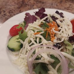 Anthony's Family Restaurant - Salad with French dressing on the side