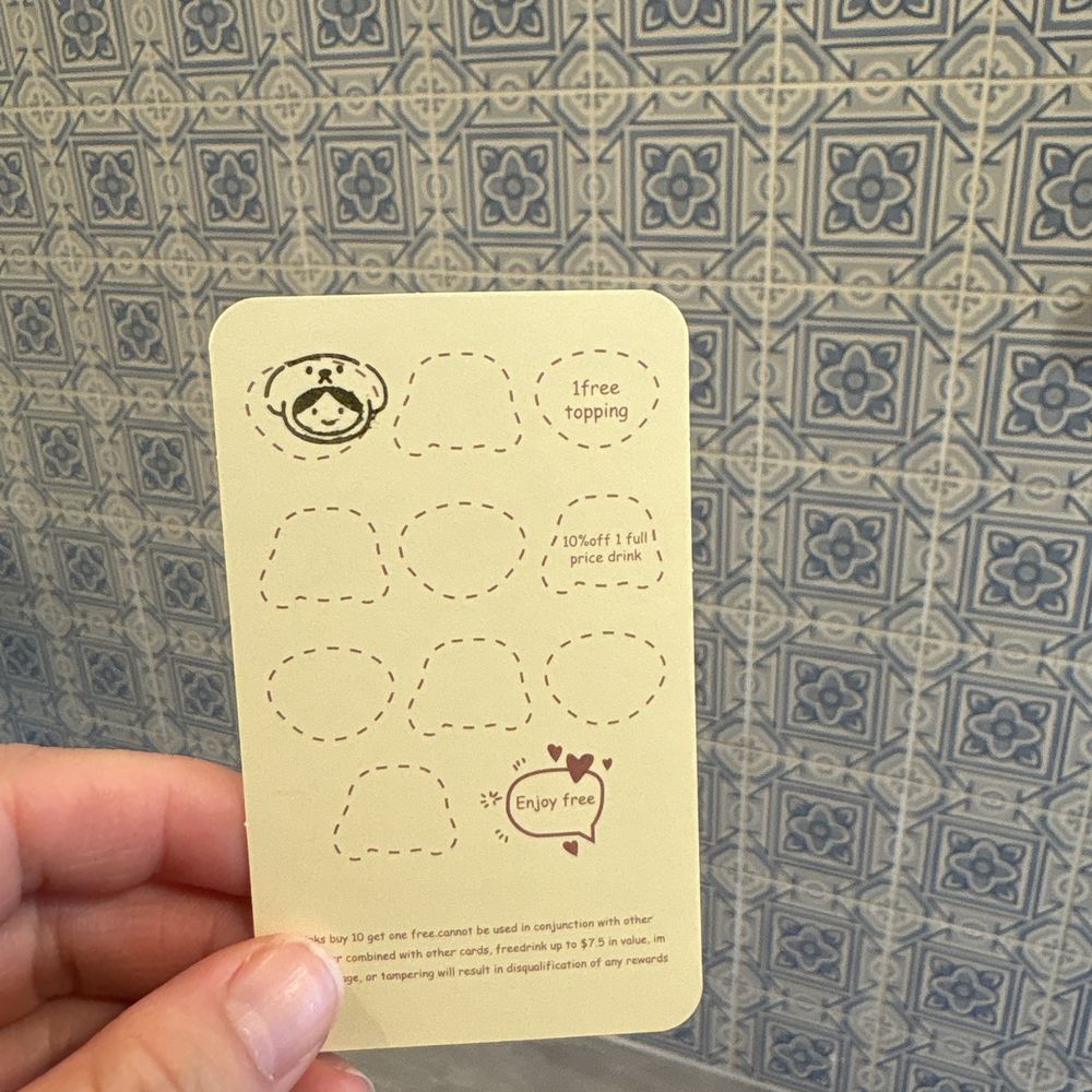 TeaLab - Punch card - Bubble Tea Near Me - Miami, Florida TeaLab - Punch card - Bubble Tea Near Me - Miami, Florida