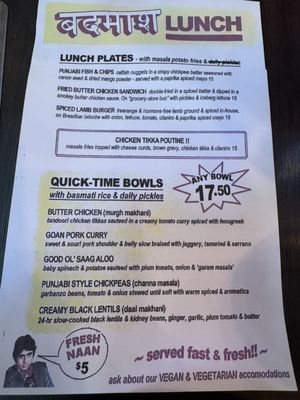 Menu photo 5 Badmaash - Downtown LA Los Angeles, CA Menu photo 5 Badmaash - Downtown LA Los Angeles, CA