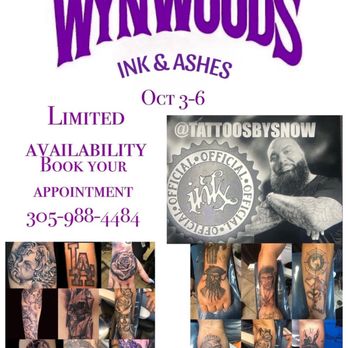Wynwoods Ink & Ashes - Tattoo Near Me - Miami, Florida Wynwoods Ink & Ashes - Tattoo Near Me - Miami, Florida