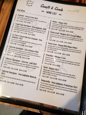 Menu photo 5 Craft & Cork Suisun City, CA